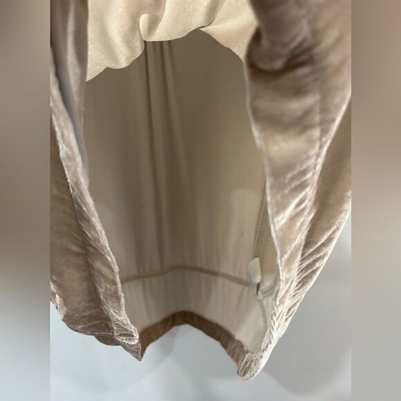 CP Shades Regina Velvet Tunic Top in Cream - Picture 5 of 8